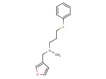 (3-furylmethyl)methyl[3-(phenylthio)propyl]amine