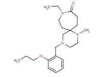 9-ethyl-1-methyl-4-(2-propoxybenzyl)-1,4,9-triazaspiro[5.6]dodecan-10-one