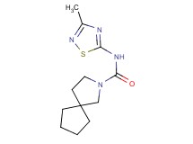 N-(3-methyl-1,2,4-thiadiazol-5-yl)-2-azaspiro[4.4]nonane-2-carboxamide