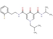 N-[2-(2-fluorophenyl)ethyl]-1-isobutyl-N'-isopropyl-4-oxo-1,4-dihydro-3,5-pyridinedicarboxamide