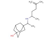 3-{1-[(1,4-dimethyl-4-penten-1-yl)amino]ethyl}-1-adamantanol trifluoroacetate (salt)