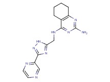 N~4~-[(3-pyrazin-2-yl-1H-1,2,4-triazol-5-yl)methyl]-5,6,7,8-tetrahydroquinazoline-2,4-diamine