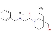 [3-allyl-1-(N-benzyl-N-methylglycyl)-3-piperidinyl]methanol