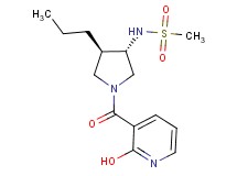 N-{(3S*,4R*)-1-[(2-hydroxy-3-pyridinyl)carbonyl]-4-propyl-3-pyrrolidinyl}methanesulfonamide