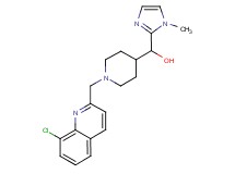 {1-[(8-chloroquinolin-2-yl)methyl]piperidin-4-yl}(1-methyl-1H-imidazol-2-yl)methanol