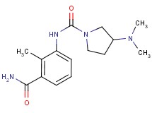 N-[3-(aminocarbonyl)-2-methylphenyl]-3-(dimethylamino)pyrrolidine-1-carboxamide