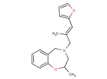 4-[(2E)-3-(2-furyl)-2-methyl-2-propen-1-yl]-2-methyl-2,3,4,5-tetrahydro-1,4-benzoxazepine