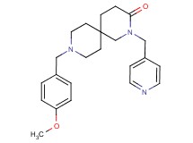 9-(4-methoxybenzyl)-2-(pyridin-4-ylmethyl)-2,9-diazaspiro[5.5]undecan-3-one