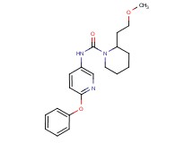 2-(2-methoxyethyl)-N-(6-phenoxypyridin-3-yl)piperidine-1-carboxamide