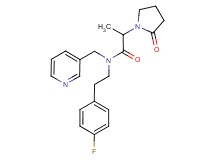 N-[2-(4-fluorophenyl)ethyl]-2-(2-oxopyrrolidin-1-yl)-N-(pyridin-3-ylmethyl)propanamide