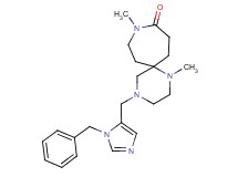 4-[(1-benzyl-1H-imidazol-5-yl)methyl]-1,9-dimethyl-1,4,9-triazaspiro[5.6]dodecan-10-one