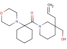 (3-allyl-1-{[1-(4-morpholinyl)cyclohexyl]carbonyl}-3-piperidinyl)methanol