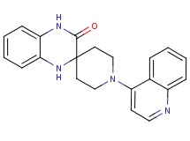 1-(4-quinolinyl)-1',4'-dihydro-3'H-spiro[piperidine-4,2'-quinoxalin]-3'-one
