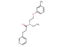 N-ethyl-N-[2-(3-methylphenoxy)ethyl]-3-pyridin-3-ylpropanamide