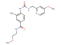 N-(2-methoxyethyl)-4-[({[(4-methoxypyridin-2-yl)methyl]amino}carbonyl)amino]-3-methylbenzamide
