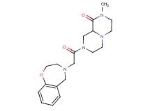 8-(2,3-dihydro-1,4-benzoxazepin-4(5H)-ylacetyl)-2-methylhexahydro-2H-pyrazino[1,2-a]pyrazin-1(6H)-one