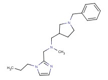 1-(1-benzylpyrrolidin-3-yl)-N-methyl-N-[(1-propyl-1H-imidazol-2-yl)methyl]methanamine