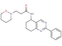 3-(1,2-oxazinan-2-yl)-N-(2-phenyl-5,6,7,8-tetrahydro-5-quinazolinyl)propanamide
