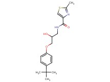 N-[3-(4-tert-butylphenoxy)-2-hydroxypropyl]-2-methyl-1,3-thiazole-4-carboxamide