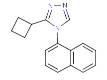 3-cyclobutyl-4-(1-naphthyl)-4H-1,2,4-triazole