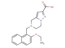 5-[(2-ethoxy-1-naphthyl)methyl]-4,5,6,7-tetrahydropyrazolo[1,5-a]pyrazine-2-carboxylic acid