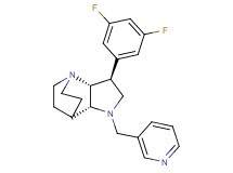 (2R*,3S*,6R*)-3-(3,5-difluorophenyl)-5-(3-pyridinylmethyl)-1,5-diazatricyclo[5.2.2.0~2,6~]undecane