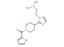 N,N-dimethyl-2-{2-[1-(1H-pyrrol-2-ylcarbonyl)-4-piperidinyl]-1H-imidazol-1-yl}ethanamine