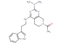 7-acetyl-N~4~-[2-(1H-indol-3-yl)ethyl]-N~2~,N~2~-dimethyl-5,6,7,8-tetrahydropyrido[3,4-d]pyrimidine-2,4-diamine