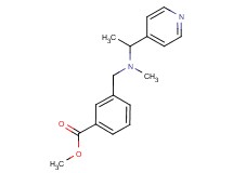 methyl 3-{[methyl(1-pyridin-4-ylethyl)amino]methyl}benzoate