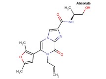 7-allyl-6-(2,5-dimethyl-3-furyl)-N-[(1S)-2-hydroxy-1-methylethyl]-8-oxo-7,8-dihydroimidazo[1,2-a]pyrazine-2-carboxamide