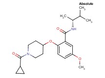 2-{[1-(cyclopropylcarbonyl)piperidin-4-yl]oxy}-N-[(1R)-1,2-dimethylpropyl]-5-methoxybenzamide