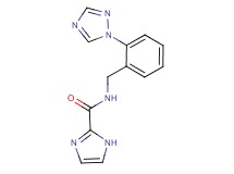 N-[2-(1H-1,2,4-triazol-1-yl)benzyl]-1H-imidazole-2-carboxamide