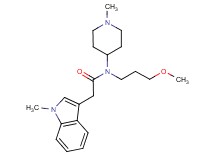 N-(3-methoxypropyl)-2-(1-methyl-1H-indol-3-yl)-N-(1-methyl-4-piperidinyl)acetamide