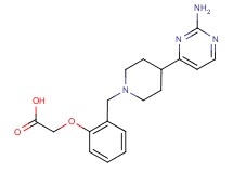 (2-{[4-(2-aminopyrimidin-4-yl)piperidin-1-yl]methyl}phenoxy)acetic acid