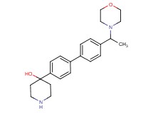 4-[4'-(1-morpholin-4-ylethyl)biphenyl-4-yl]piperidin-4-ol