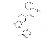 2-{[3-(2-fluorophenyl)-1,4,6,7-tetrahydro-5H-pyrazolo[4,3-c]pyridin-5-yl]carbonyl}benzonitrile