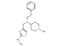 1-methyl-N-{[2-(methylamino)-1,3-thiazol-4-yl]methyl}-N-(2-phenylethyl)-4-piperidinamine