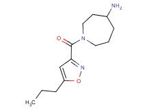 1-[(5-propyl-3-isoxazolyl)carbonyl]-4-azepanamine