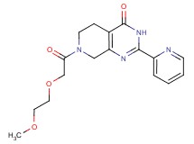 7-[(2-methoxyethoxy)acetyl]-2-pyridin-2-yl-5,6,7,8-tetrahydropyrido[3,4-d]pyrimidin-4(3H)-one