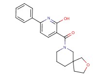 3-(2-oxa-7-azaspiro[4.5]dec-7-ylcarbonyl)-6-phenyl-2-pyridinol