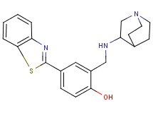 2-[(1-azabicyclo[2.2.2]oct-3-ylamino)methyl]-4-(1,3-benzothiazol-2-yl)phenol