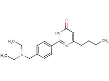 6-butyl-2-{4-[(diethylamino)methyl]phenyl}pyrimidin-4(3H)-one