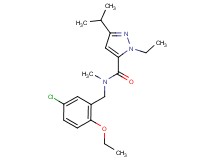 N-(5-chloro-2-ethoxybenzyl)-1-ethyl-3-isopropyl-N-methyl-1H-pyrazole-5-carboxamide