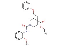 ethyl 1-{[(2-methoxyphenyl)amino]carbonyl}-4-(2-phenoxyethyl)-4-piperidinecarboxylate