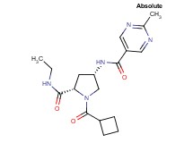 N-{(3S,5S)-1-(cyclobutylcarbonyl)-5-[(ethylamino)carbonyl]pyrrolidin-3-yl}-2-methylpyrimidine-5-carboxamide
