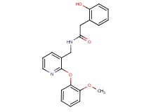 2-(2-hydroxyphenyl)-N-{[2-(2-methoxyphenoxy)pyridin-3-yl]methyl}acetamide