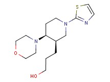3-[(3R*,4S*)-4-morpholin-4-yl-1-(1,3-thiazol-2-yl)piperidin-3-yl]propan-1-ol