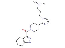 N,N-dimethyl-3-{2-[1-(4,5,6,7-tetrahydro-1H-indazol-3-ylcarbonyl)piperidin-4-yl]-1H-imidazol-1-yl}propan-1-amine