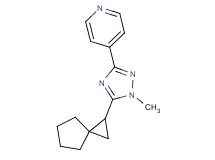 4-(1-methyl-5-spiro[2.4]hept-1-yl-1H-1,2,4-triazol-3-yl)pyridine