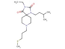 3-ethyl-1-(3-methylbutyl)-8-[3-(methylthio)propyl]-1,3,8-triazaspiro[4.5]decane-2,4-dione